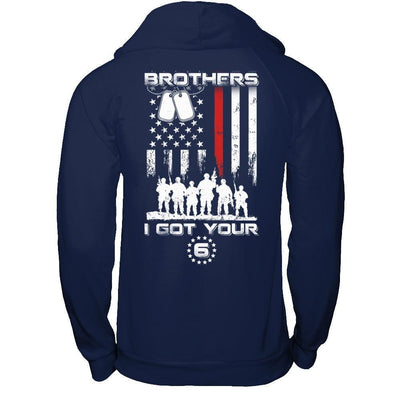 Brothers I Got Your Six Veteran T-Shirt & Hoodie | Teecentury.com