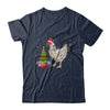 Vintage Chicken Merry Christmas Light Led T-Shirt & Hoodie | Teecentury.com