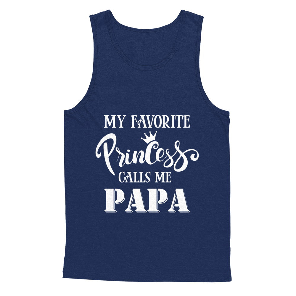 Mens Pappy Gift My Favorite Princess Calls Me Pappy T Shirt
