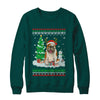 Cute Reindeer Bulldog Christmas Puppie Dog Sweater T-Shirt & Sweatshirt | Teecentury.com