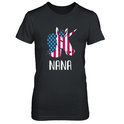 Patriotic Nana Unicorn Americorn 4Th Of July T-Shirt & Hoodie | Teecentury.com