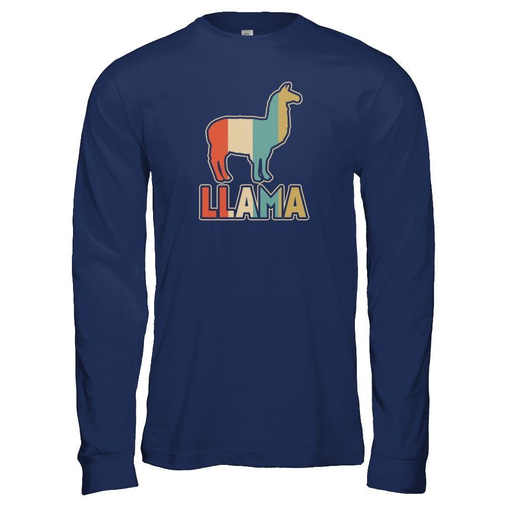 Classic Vintage Retro Style Llama T-Shirt & Tank Top | Teecentury.com