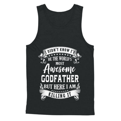 World's Most Awesome Godfather Fathers Day Gift T-Shirt & Hoodie | Teecentury.com