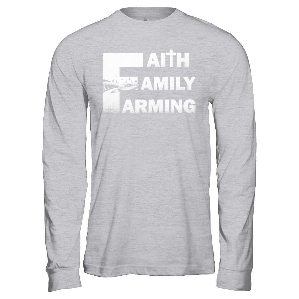 Faith Family Farming Farmer T-Shirt & Hoodie | Teecentury.com
