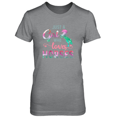 Just A Girl Who Loves Horses Horse Lover T-Shirt & Tank Top | Teecentury.com