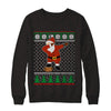 Dabbing Santa Football Ugly Sweater Christmas T-Shirt & Sweatshirt | Teecentury.com