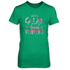 Just A Girl Who Loves Turtles Turtle Lover T-Shirt & Tank Top | Teecentury.com