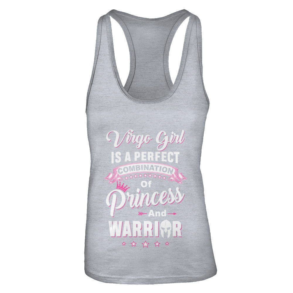 Virgo Girl Princess Warrior August September Birthday T-Shirt & Tank Top | Teecentury.com