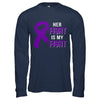 Her Fight Is My Fight Alzheimers Pancreatic Cancer Awareness T-Shirt & Hoodie | Teecentury.com