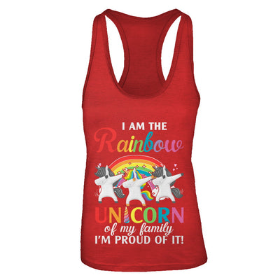 I Am The Rainbow Unicorn Of My Family Lesbian LGBT T-Shirt & Tank Top | Teecentury.com