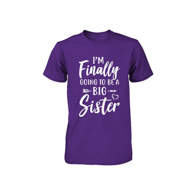 Cute I Am Finally Going To Be A Big Sister Youth Youth Shirt | Teecentury.com