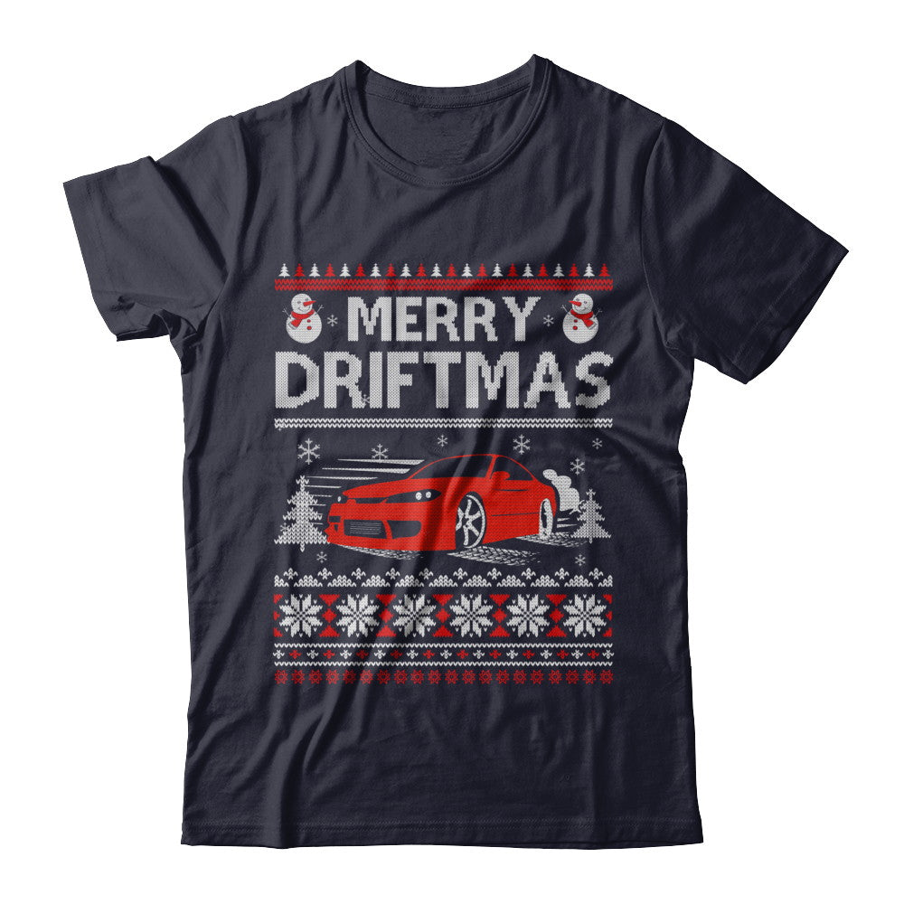 Merry Drifting Car Enthusiasts Sweater T-Shirt & Sweatshirt | Teecentury.com