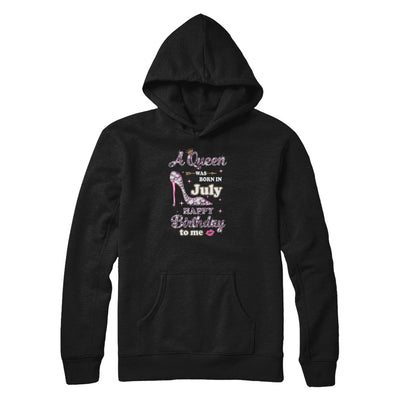 A Queen Was Born In July Happy Birthday To Me Gift T-Shirt & Tank Top | Teecentury.com