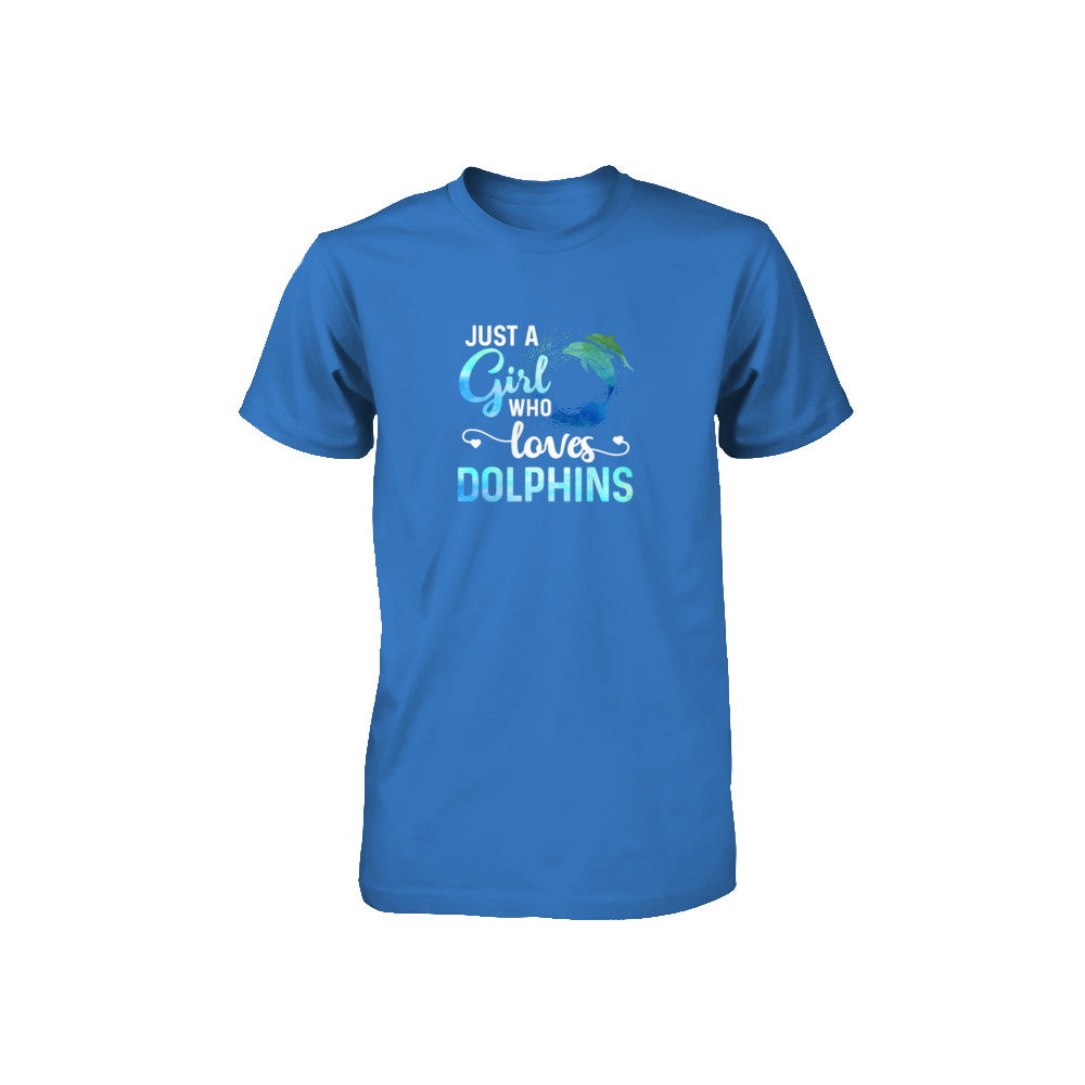 Just A Girl Who Loves Dolphins Youth Youth Shirt | Teecentury.com