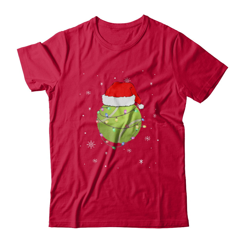 Santa Hat Tennis Christmas Gifts T-Shirt & Sweatshirt | Teecentury.com