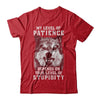 Wolf Men My Level Of Patience Depends On Your Level Of Stupidity T-Shirt & Hoodie | Teecentury.com