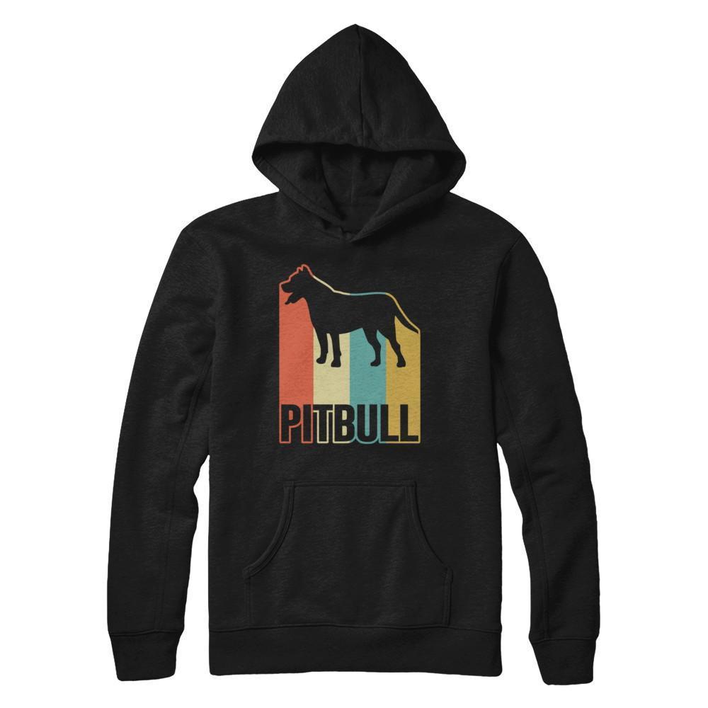 Classic Vintage Retro Style Pitbull Dog T-Shirt & Hoodie | Teecentury.com