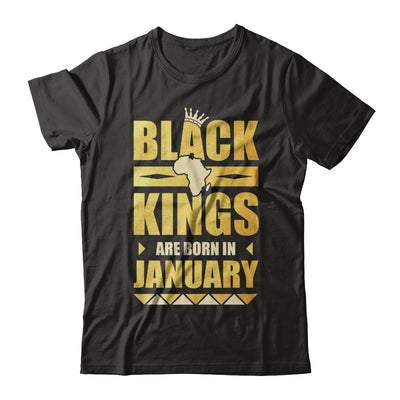 Black Kings Are Born In January Birthday T-Shirt & Hoodie | Teecentury.com