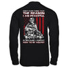 Don't Ever Think That The Reason I'm Peaceful Veteran T-Shirt & Hoodie | Teecentury.com