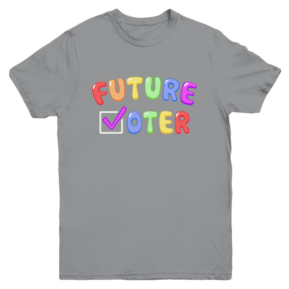 Voting Kids Vote Future Voter Rainbow Youth Youth Shirt | Teecentury.com
