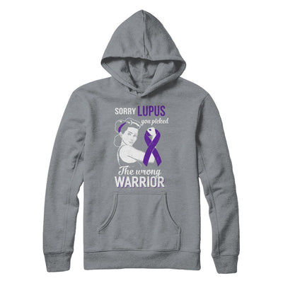 Sorry Lupus You Picked The Wrong Warrior Lupus T-Shirt & Hoodie | Teecentury.com