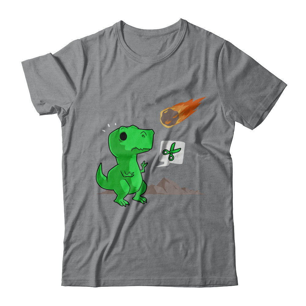 Rock Paper Scissors Funny Dinosaur T-Shirt & Hoodie | Teecentury.com