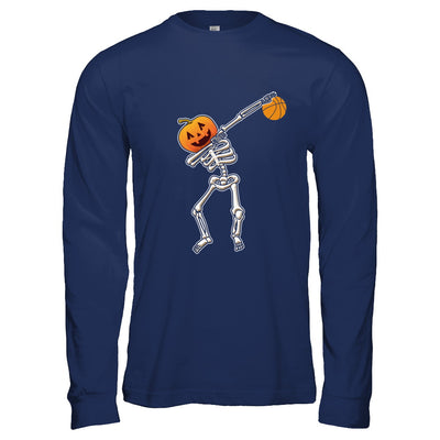 Halloween Dabbing Skeleton Basketball T-Shirt & Hoodie | Teecentury.com