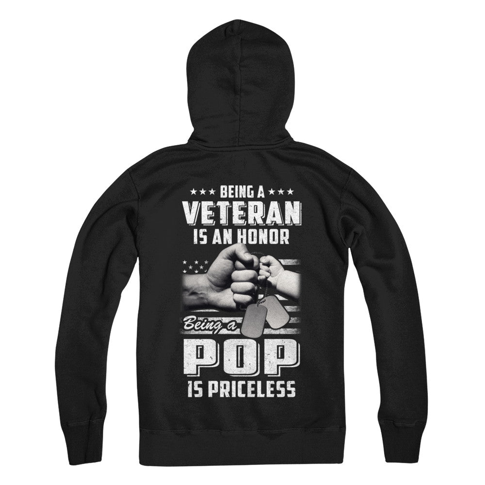 Being A Veteran Is An Honor Being A Pop Is Priceless T-Shirt & Hoodie | Teecentury.com