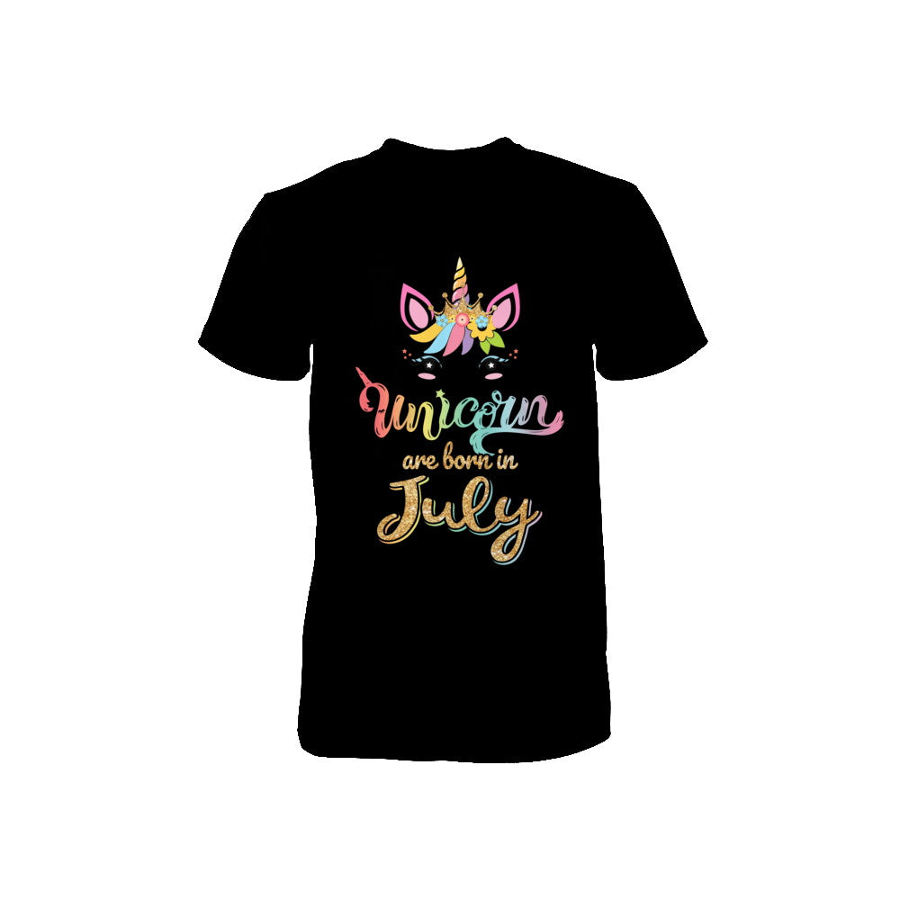 Cute Unicorns Are Born In July Birthday Gift Youth Youth Shirt | Teecentury.com