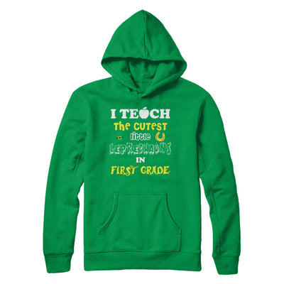 First Grade Leprechaun St Patricks Day Teacher T-Shirt & Hoodie | Teecentury.com