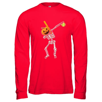 Halloween Dabbing Skeleton Softball T-Shirt & Hoodie | Teecentury.com