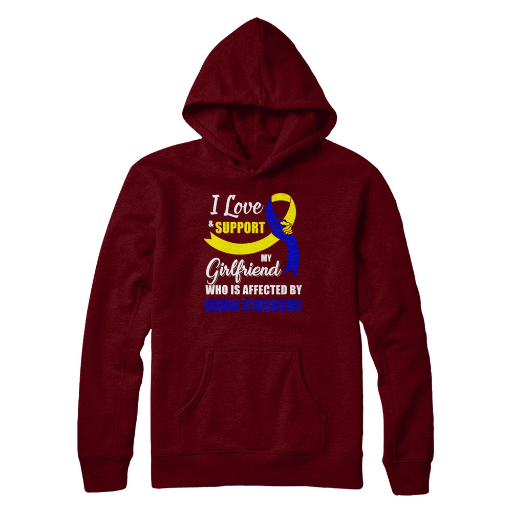 Down Syndrome Awareness Support Yellow Blue Girlfriend Boyfriend T-Shirt & Hoodie | Teecentury.com