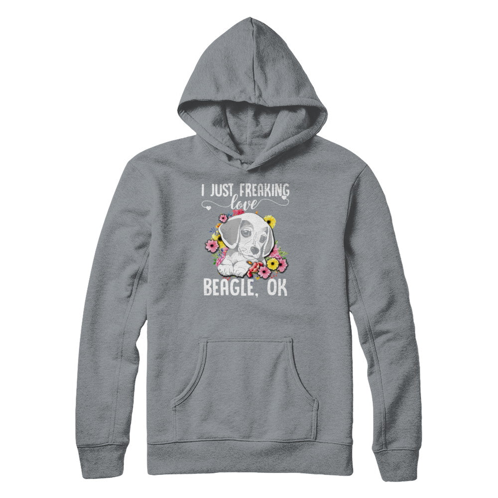 Dog I Just Freaking Love Beagle T-Shirt & Tank Top | Teecentury.com