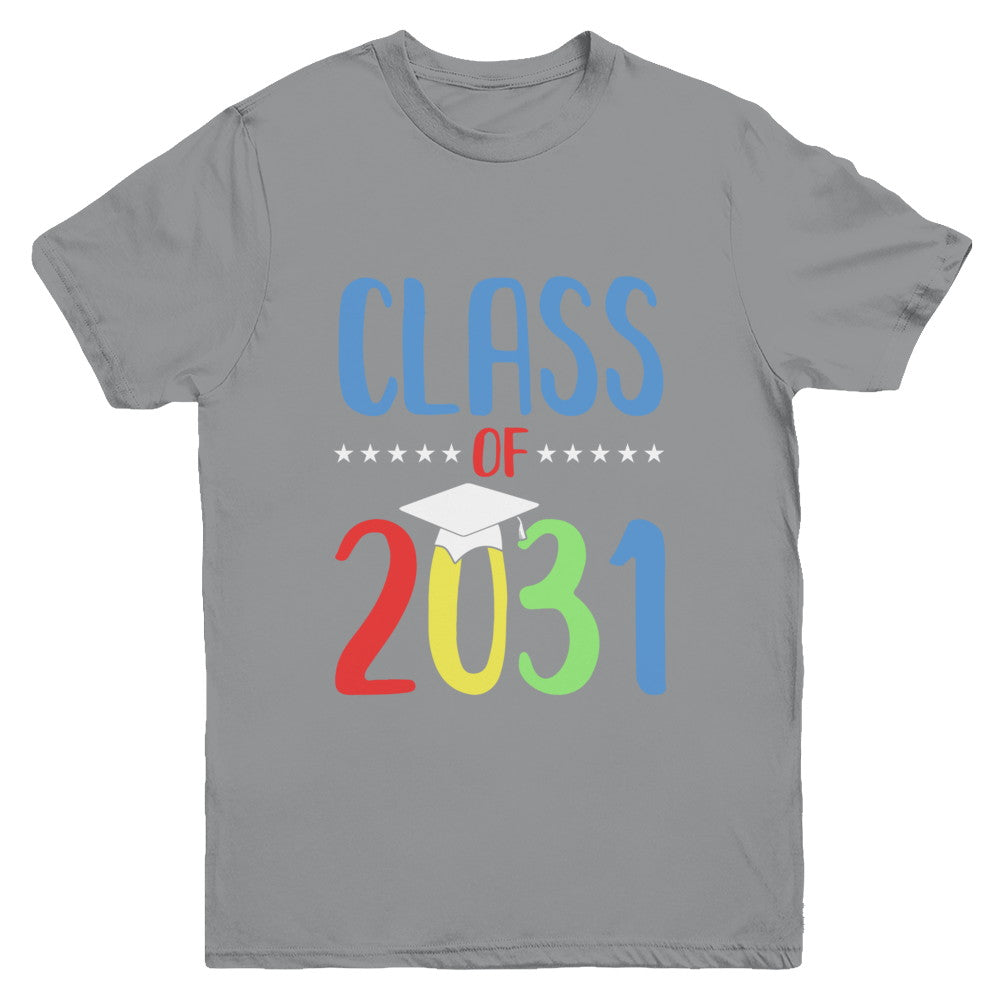 Grow With Me First Day Of School Class Of 2031 Youth Youth Shirt | Teecentury.com