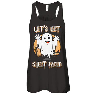 Halloween Let's Get Sheet Faced T-Shirt & Tank Top | Teecentury.com