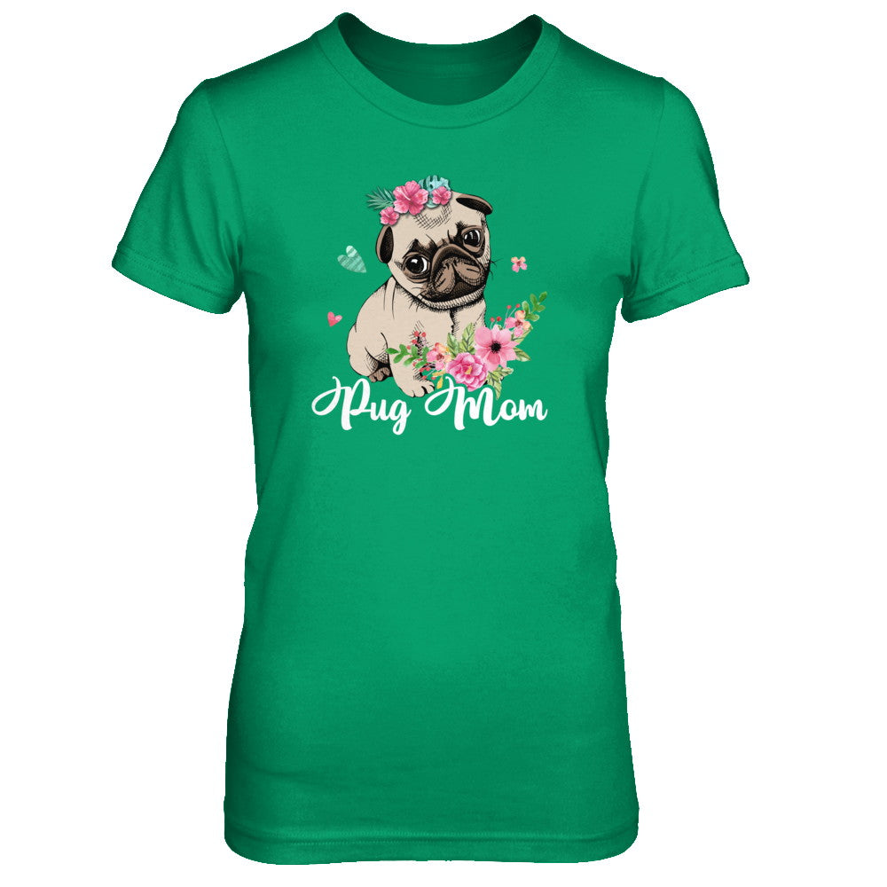 Pug Mom Funny Dog Mom Gift Idea T-Shirt & Tank Top | Teecentury.com