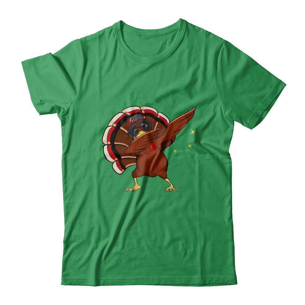 Dabbing Turkey Funny Thanksgiving T-Shirt & Sweatshirt | Teecentury.com