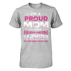 I'm Proud Mom Of Three Freaking Awesome Daughters T-Shirt & Hoodie | Teecentury.com