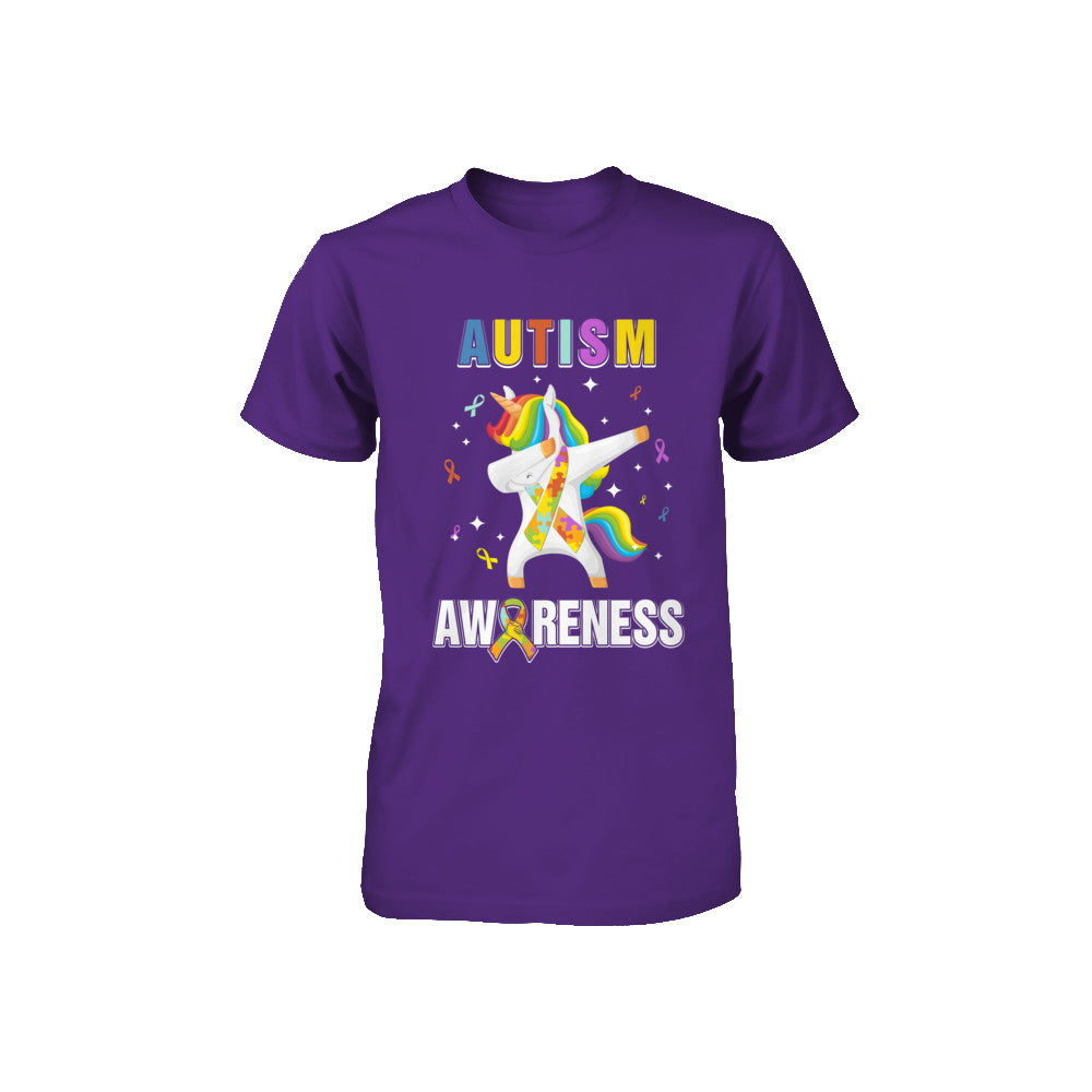 Inspirational Autism Awareness Unicorn Support Youth Youth Shirt | Teecentury.com