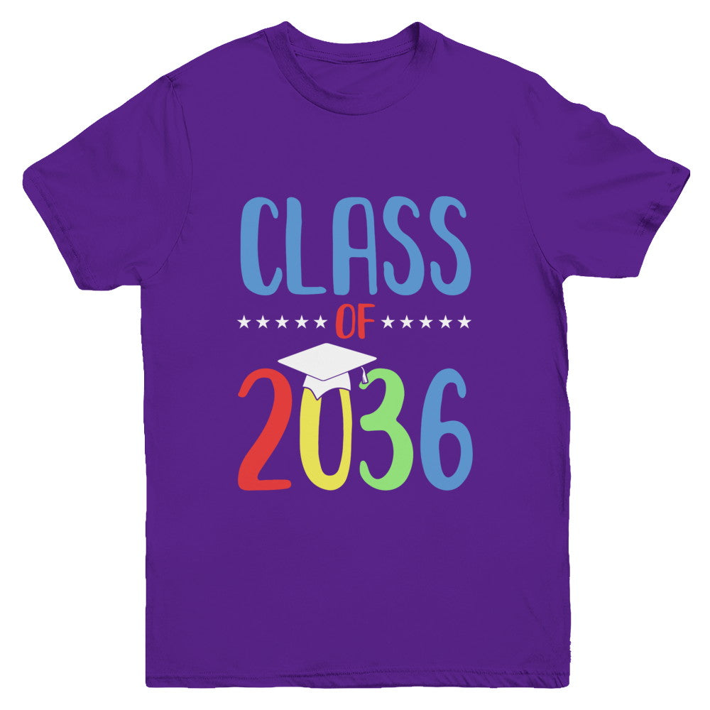 Grow With Me First Day Of School Class Of 2036 Youth Youth Shirt | Teecentury.com