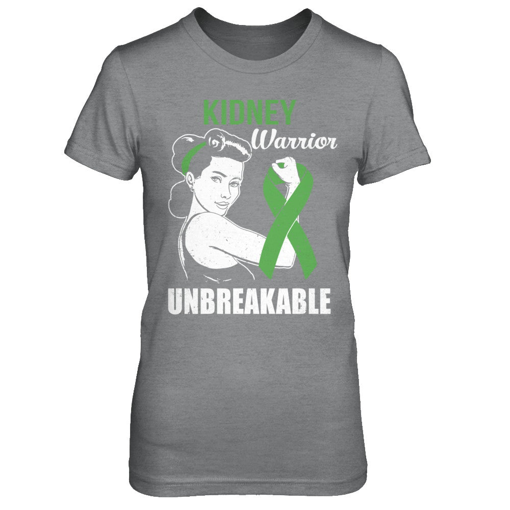 Kidney Disease Warrior Unbreakable Kidney Disease Awareness T-Shirt & Hoodie | Teecentury.com