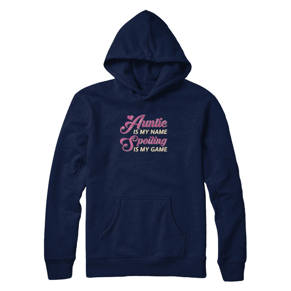 Auntie Is My Name Spoiling Is My Game T-Shirt & Tank Top | Teecentury.com