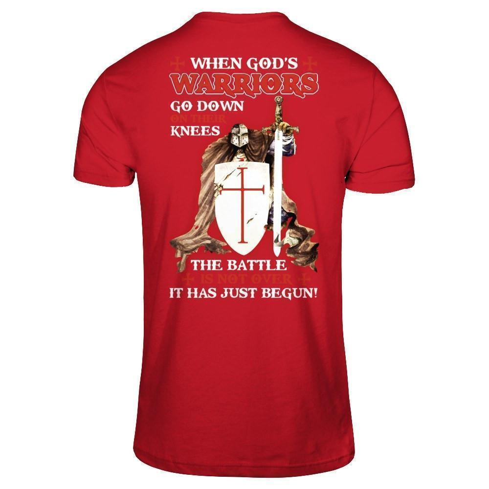 Knight Templar When God's Warriors Go Down On Their Knees T-Shirt & Hoodie | Teecentury.com