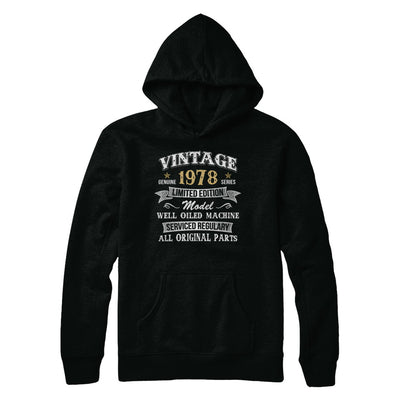 Vintage 44th Birthday Funny 1978 All Original Parts T-Shirt & Hoodie | Teecentury.com