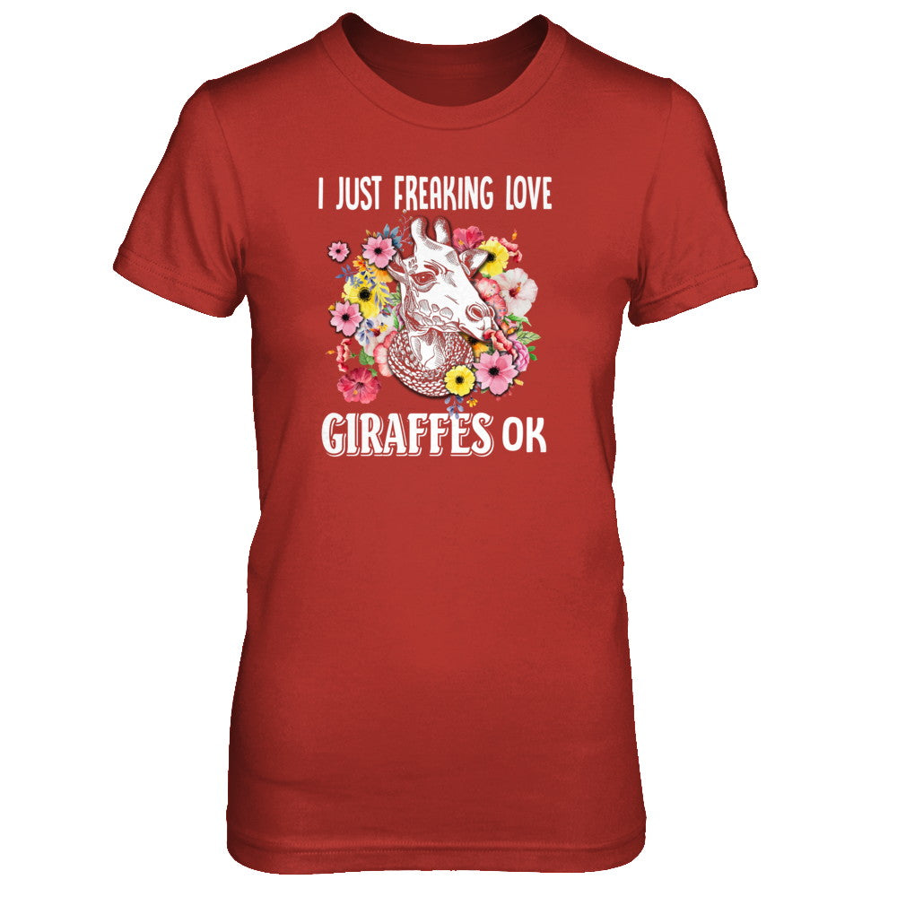 I Just Freaking Love Giraffes T-Shirt & Tank Top | Teecentury.com