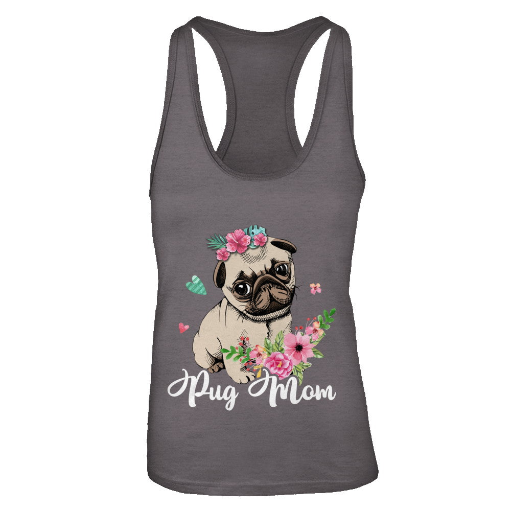 Pug Mom Funny Dog Mom Gift Idea T-Shirt & Tank Top | Teecentury.com