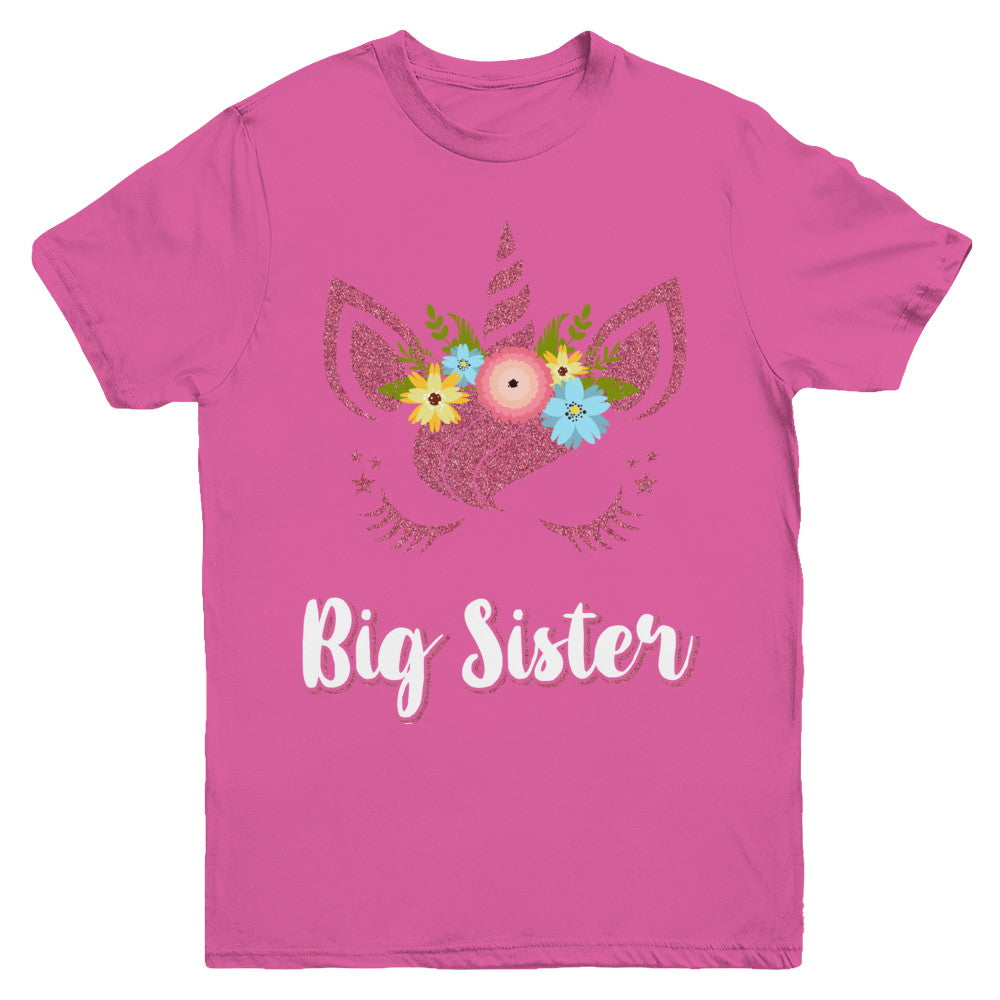 Unicorn Big Sister I'm Going To Be A Big Sister Youth Youth Shirt | Teecentury.com