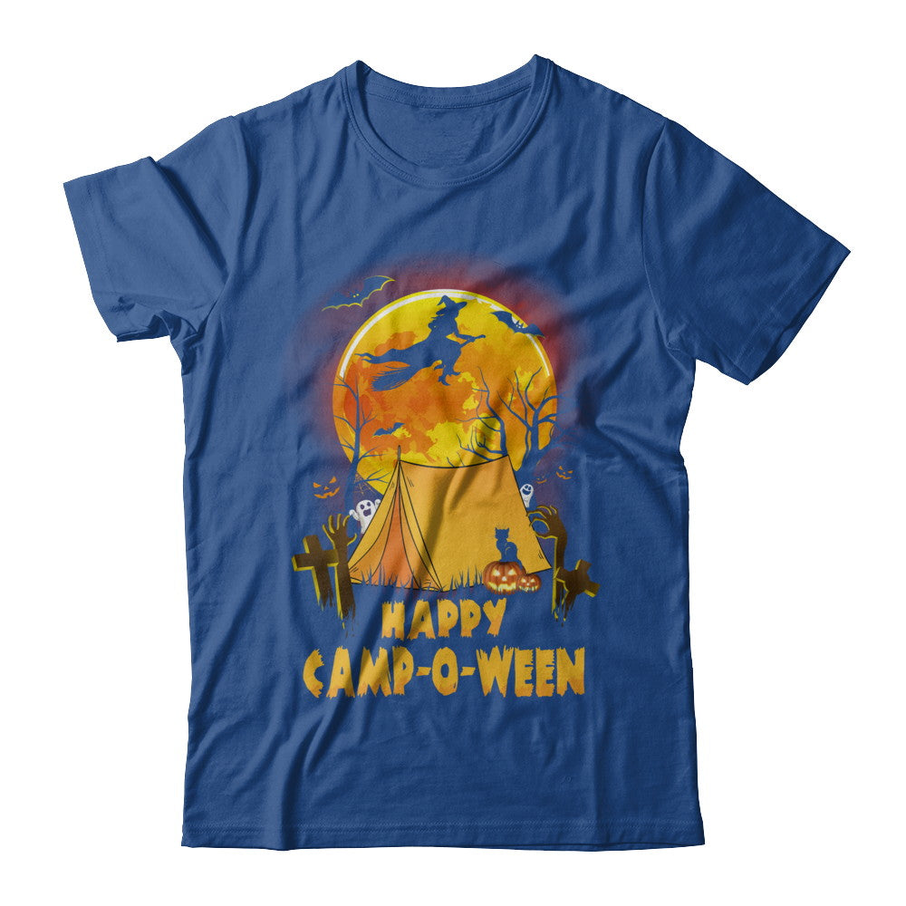 Happy Camp-O-Ween Funny Halloween Camping T-Shirt & Hoodie | Teecentury.com