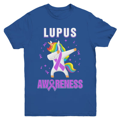 Inspirational Lupus Awareness Unicorn Support Youth Youth Shirt | Teecentury.com