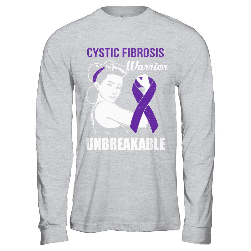 Cystic Fibrosis Warrior Unbreakable Cystic Fibrosis Awareness T-Shirt & Hoodie | Teecentury.com